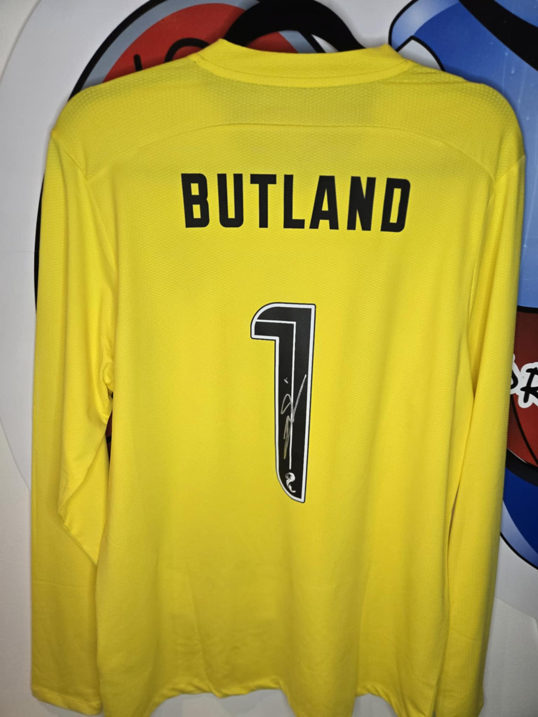 Butland 100% Authentic Signed Rangers Football Club Shirt