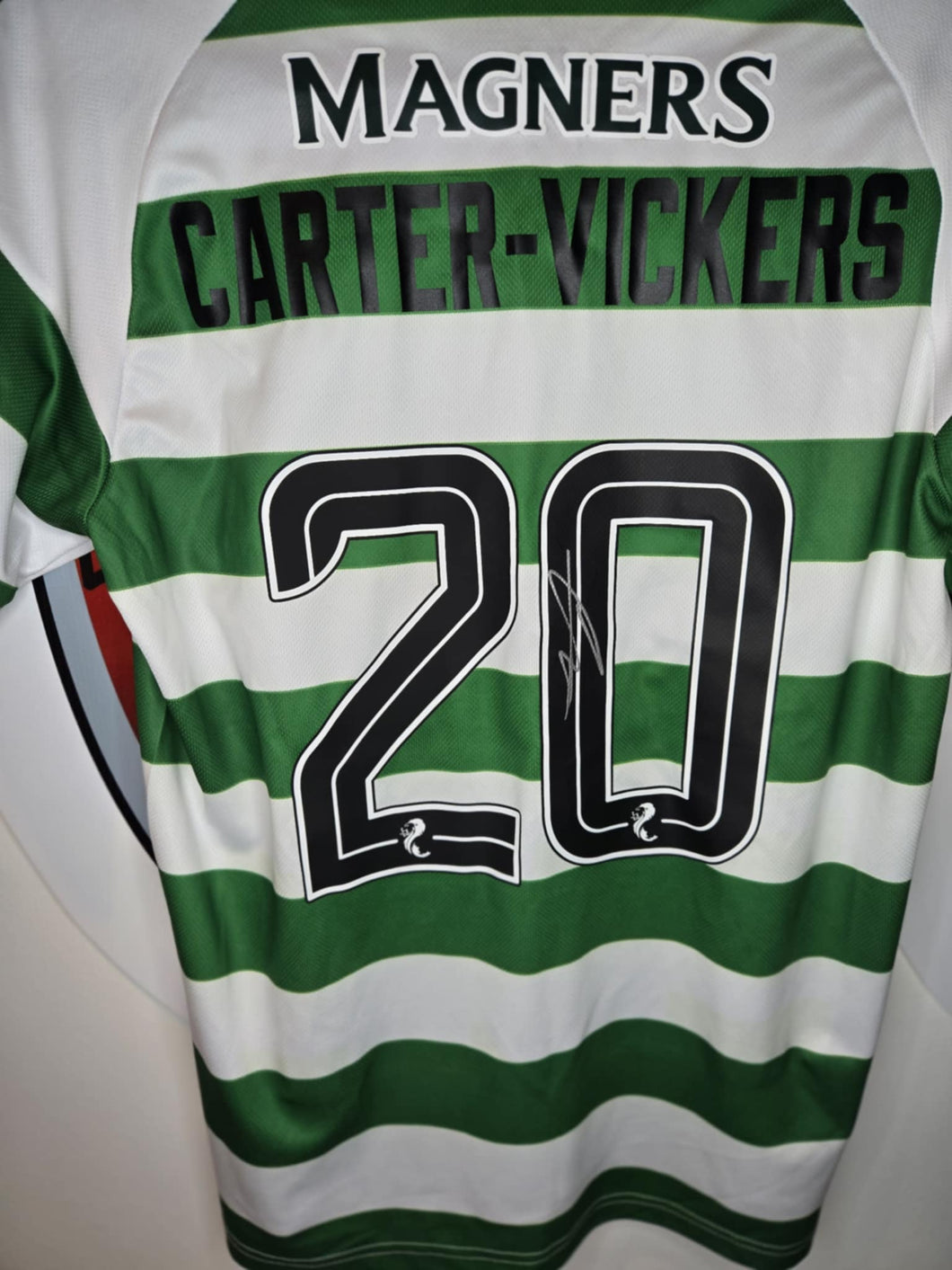 Carter Vickers  100% Authentic Signed Celtic Football Club Shirt